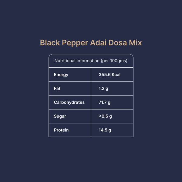 Black Pepper Adai Dosa Mix - Image 3