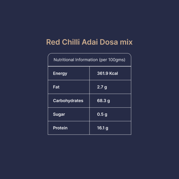 Red Chilli Adai Dosa Mix - Image 2